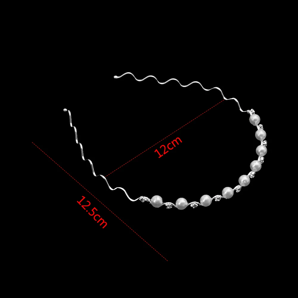 1 шт., новая мода, женская свадебная повязка на голову для девушек, Свадебный Кристальный ободок на голову с жемчугом стразы, повязка на голову, аксессуары для волос