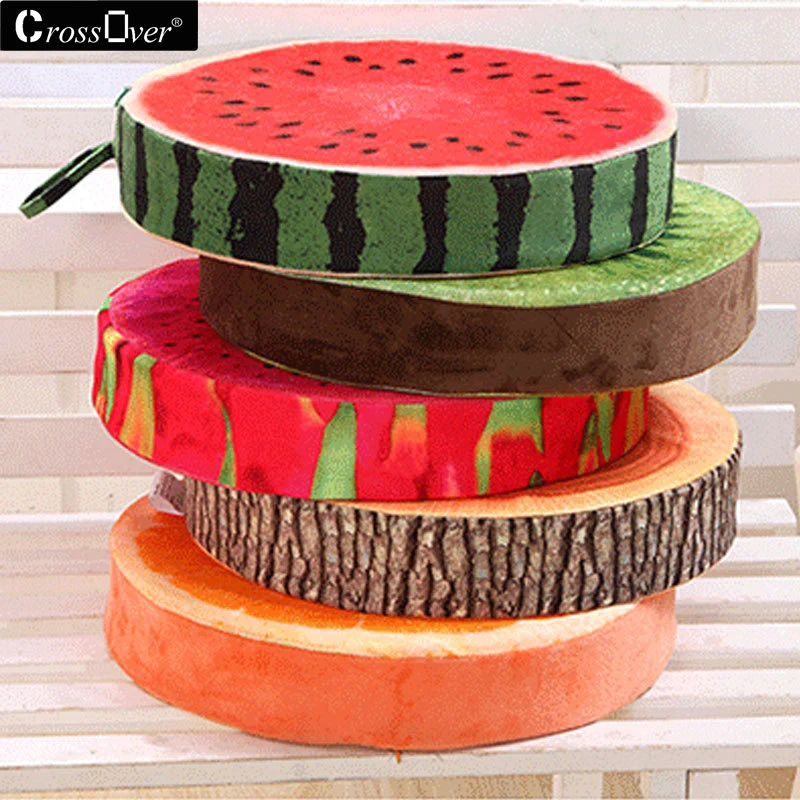 2017 new product Creative 3D Fruits Printing Decorative pillows