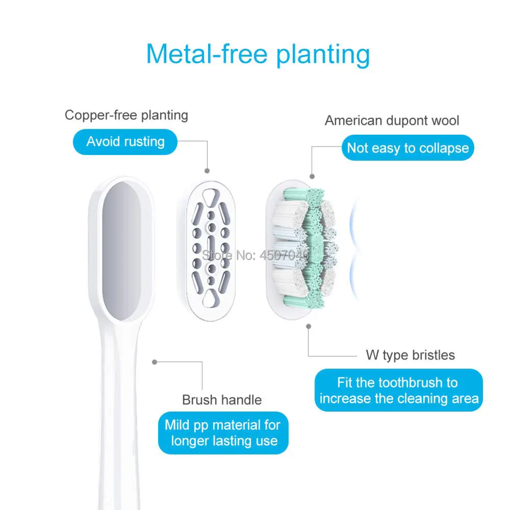 3 шт./лот сменные насадки для зубной щетки для Philips Sonicare DiamondClean HydroClean черные насадки для электрической зубной щетки