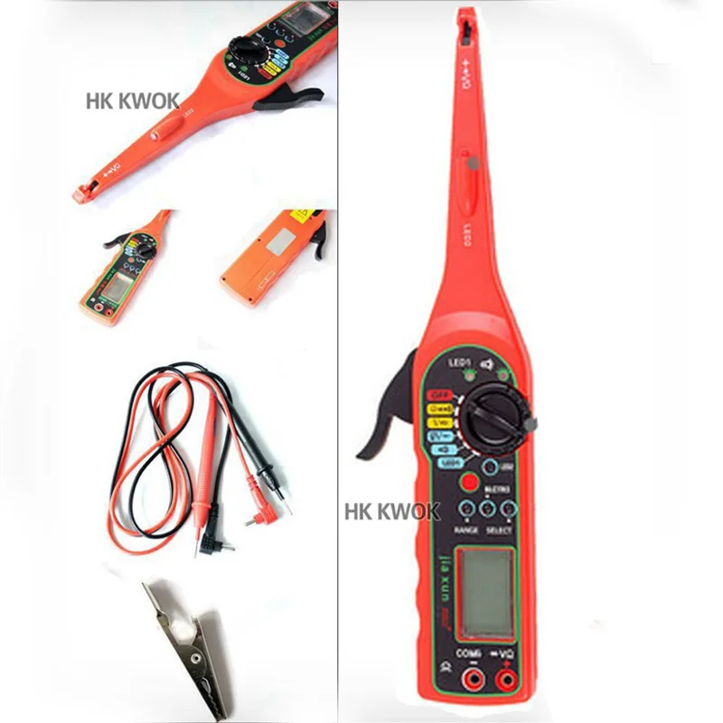 Многофункциональный автоматический Пробник цепей, мультиметр, лампа для ремонта автомобиля, автомобильный электрический мультиметр, диагностический инструмент