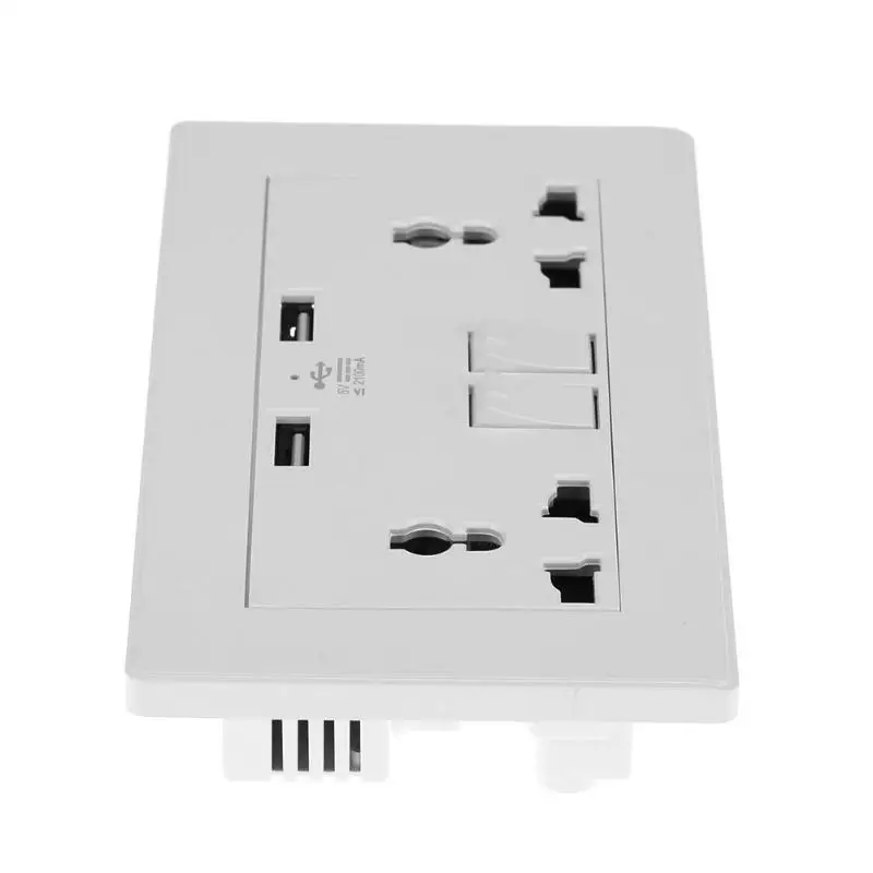 2.1A настенная розетка двойной USB порты и адаптеры розетки панели универсальный разъем
