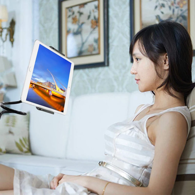 

Universal Flexible Desktop Holder Long Arm Lazy Mount Bracket Stand For iPhone Xs Max X Xr 8 Tabs Kindle 360 Degree Mount Holder