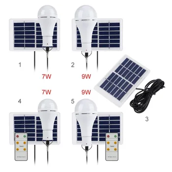 Portable Solar Light USB Rechargeable Solar Powered Energy Bulb Lamp 5 Modes 20 COB LED for Outdoors Camping Solar Lamp 3