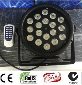 

50m Wireless control 18x8W RGBW American DJ Mega Quad Par Profile Bright Stage LED Wash Light RGBW Color Mixing