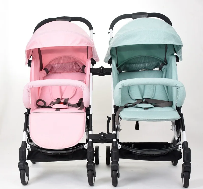 Детская тронная коляска для близнецов сложенные светлые съемный двойной коляска два сиденья новорожденных детская коляска Babyhit