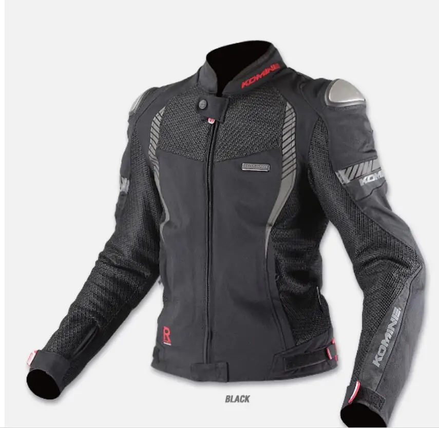 komine jk089 3d титановая сетка trasolante giro di corsa ad alte prestazioni abbigliamento resistenza moto giacca - Цвет: B