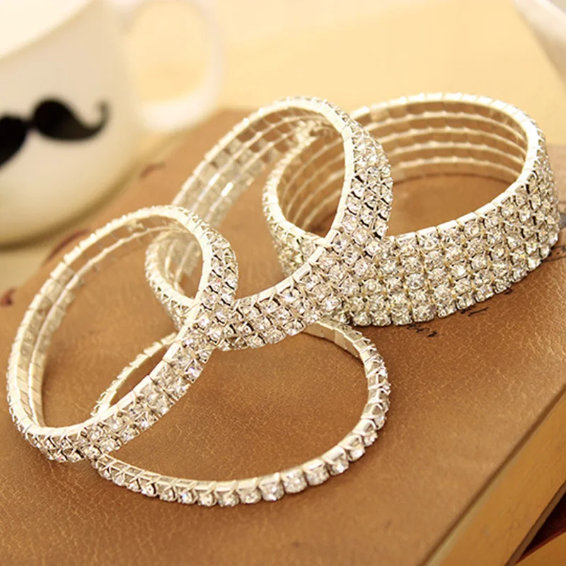 

Crystal Bracelet & Bangles Friendship Bracelets For Women Indian Jewelry Charm Bracelet Wedding Jewelry Pulseras Mujer Bileklik