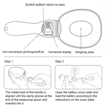 Food Scale Spoon With Led Display 5