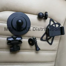 Car dashboard mount 3m adhesive stick sucker 1 inch ball head joint tripod for sony cam gopro sjcam camera gps dvr smartphone