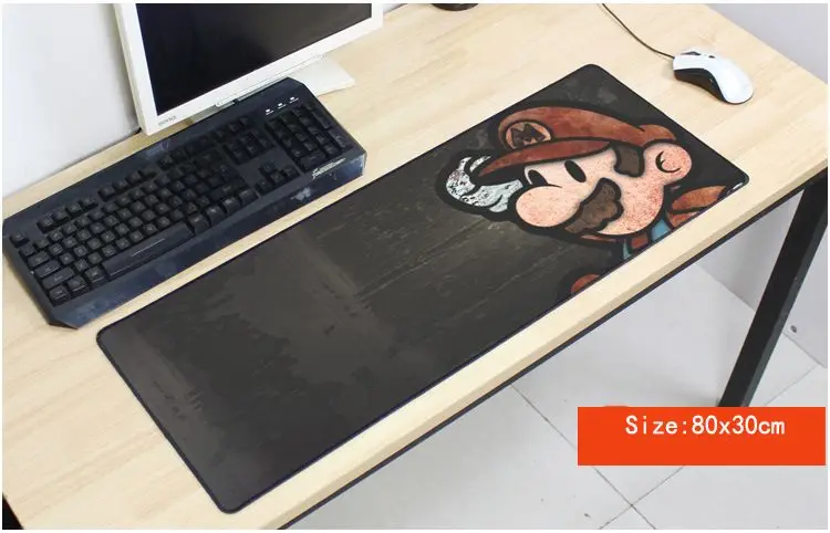 Billige Mario mousepad batman gaming mouse pad 800x300x2mm gamer mauspad pad spiel computer schreibtisch padmouse tastatur große spielmatten
