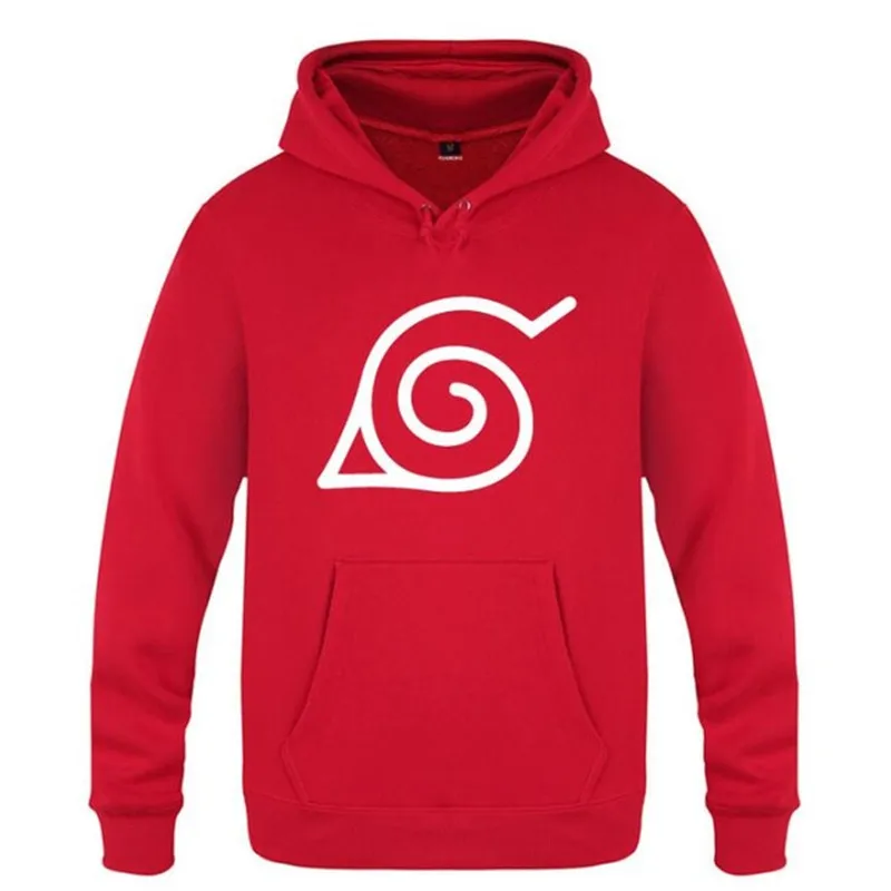 Hoodies Men Anime Uzumaki Naruto Printed Mens Hoodie Fleece Long Sleeve