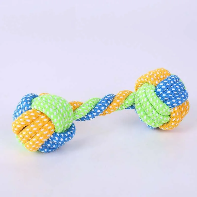 OLN Pet Toys Set Four Sets Seven Sets of Cotton Rope Molars Cleaning Tooth Tie Cat Dog Toys Pet Cleaning Care Supplies