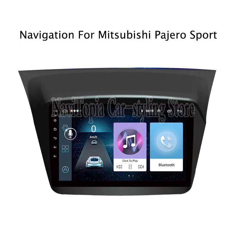 

ECTWODVD 9inch Android 8.1 Car Radio GPS Navigation Multimedia Stereo DVD Player for Mitsubishi Pajero Sport 2013-2017