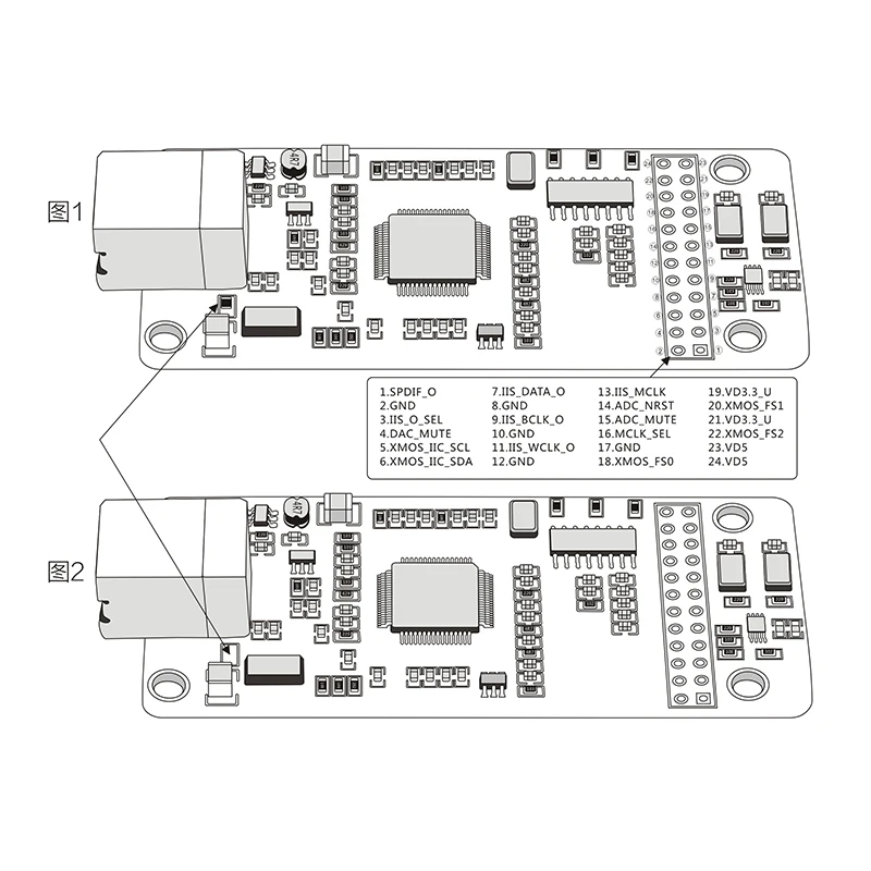 Hifi Bluetooth декодер карты XMOS XU208 и CSR8675 Bluetooth Встроенная USB ЦАП карта