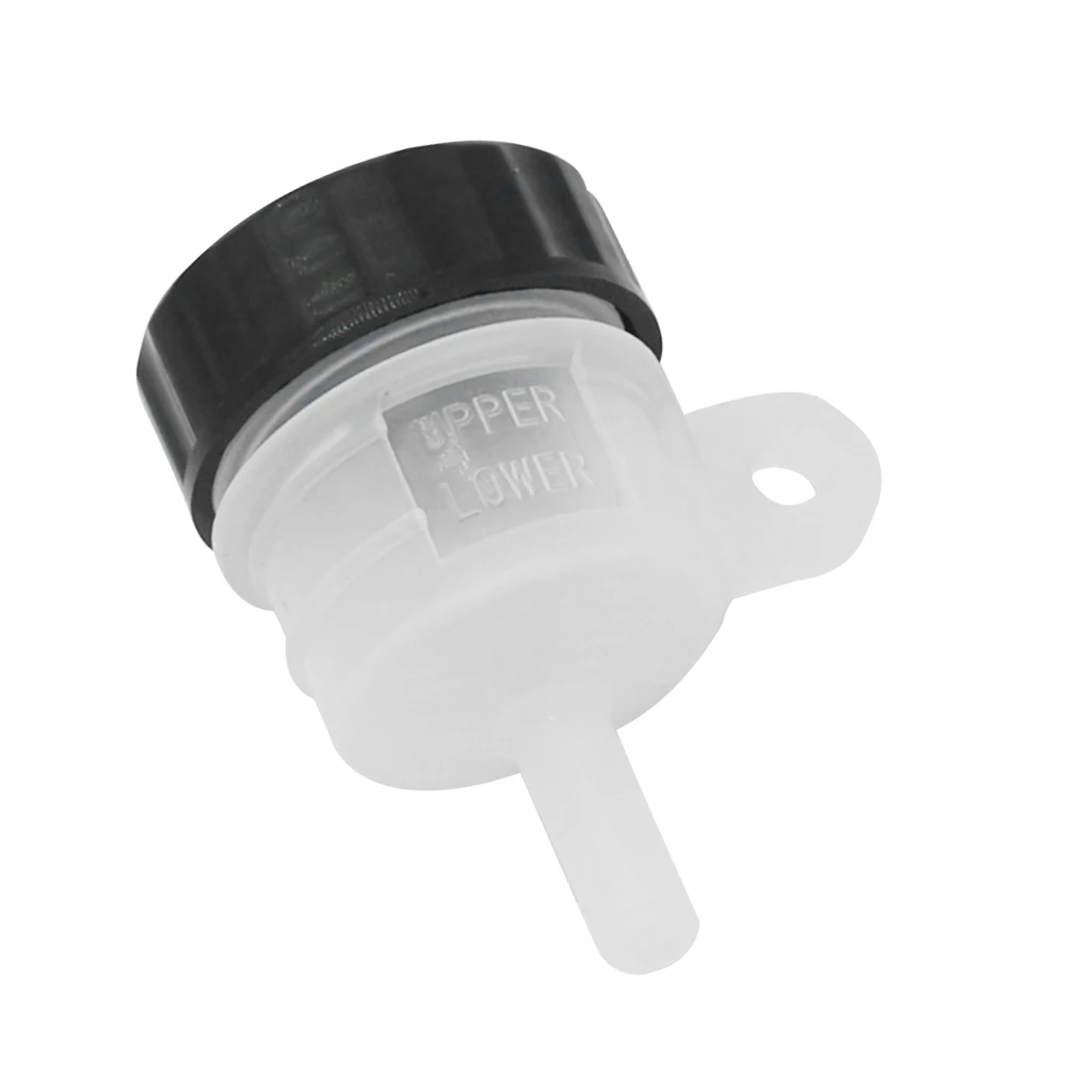 Universal Plastic Refit Motorcycle Foot Rear Brake Master Cylinder Tank Oil Cup Fluid Bottle Reservoir for Kawasaki