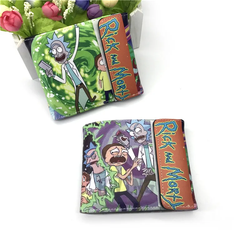 

Coin Purse Anime Cartoon Wallet Rick And Morty Men Women's Wallets Gift Boy And Girl Purse With Coin Pocket