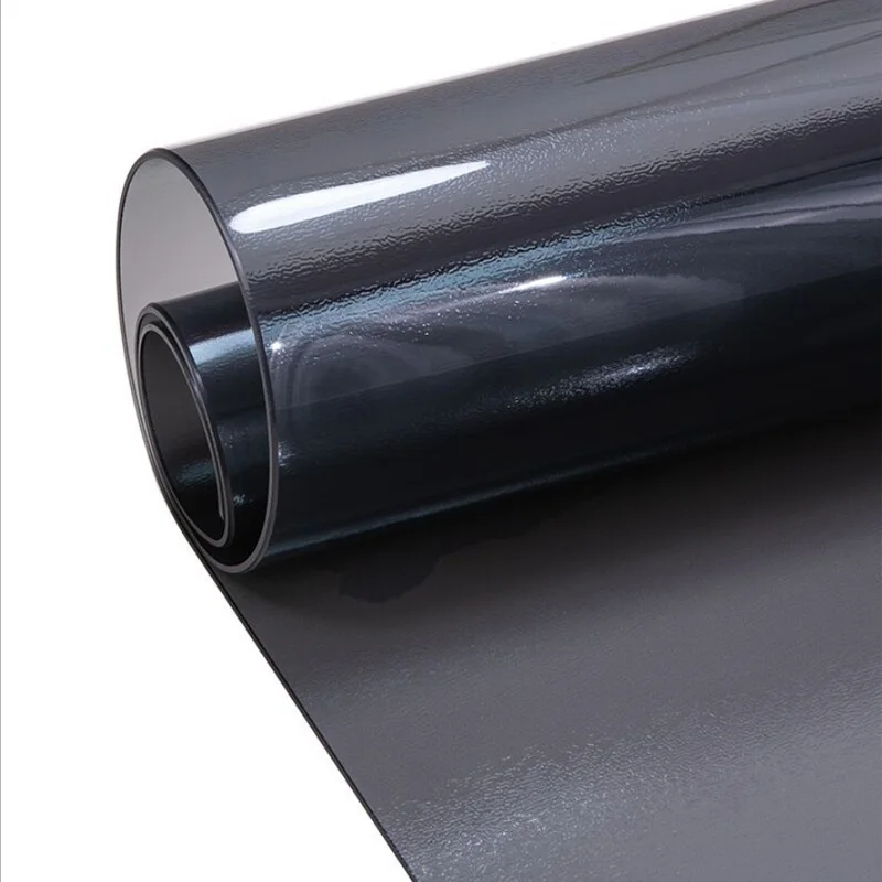  HAZY 1.6mm Tasteless PVC Tablecloth Waterproof Black Matte Table Cover Rectangule Table Cloths for 