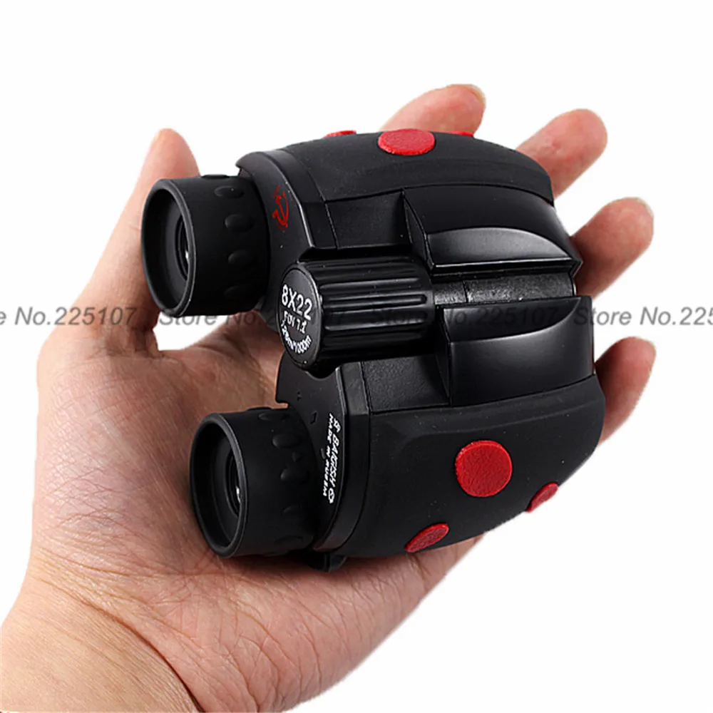 BAIGISH 8X22 مناظير تلسكوب منخفضة ضوء مستوى للرؤية الليلية البسيطة ألعاب أطفال بيتل في الهواء الطلق نطاق الصيد الحقل-نظارات