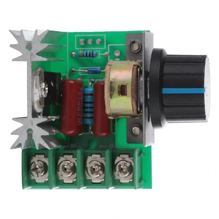 

Power Controller AC 220V 2000W Thyristor Motor Speed Control Regulator Adjustable Power Controller for Temperature