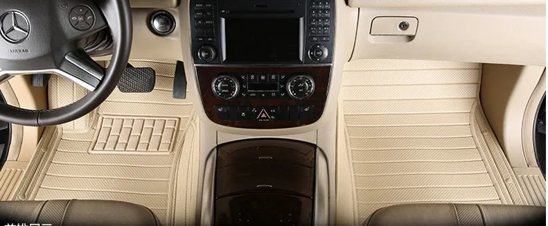 Хорошее качественные маты! Специальные автомобильные коврики для Mercedes Benz R Class 6 7 мест W251-2006 водонепроницаемые прочные ковры