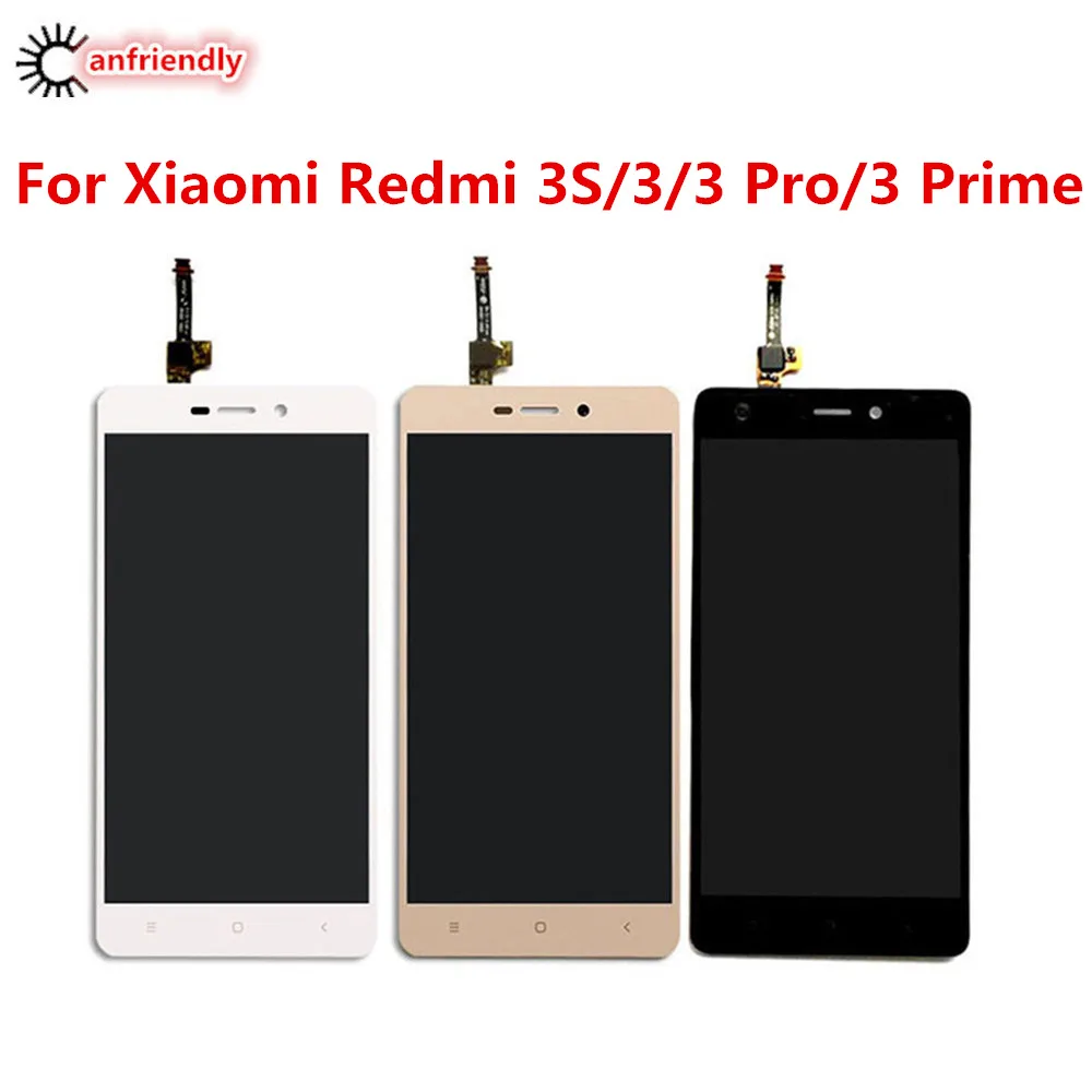 ЖК дисплей и сенсорный экран для Xiaomi Redmi 3/3 S/3 Pro/3 Prime сменный дигитайзер в сборе 3 S