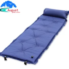Надувной наружный походный коврик Самонадувающийся воздушный матрас спальный коврик надувная кровать соединяемая с подушкой