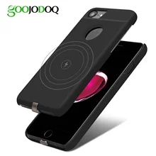 Qi Беспроводное зарядное устройство приемник чехол для iPhone 7 6 6s мобильный чехол для телефона Беспроводная зарядная подставка Док-станция чехол для iPhone 7 Plus 6 6s 8