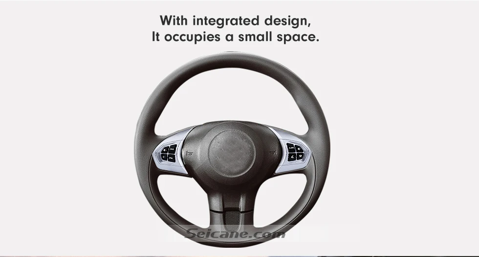 With integrated designm It occupies a small space Audio Studying Steering Wheel Controller Remote Button Music Player Bluetooth Phone Regulator for HONDA BRIO