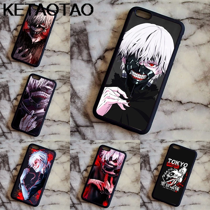 KETAOTAO Manga Tokyo Ghoul чехлы для телефонов iPhone 4S SE 5C 5S 6S 7 8 X Plus XR XS Max Чехол Мягкий ТПУ