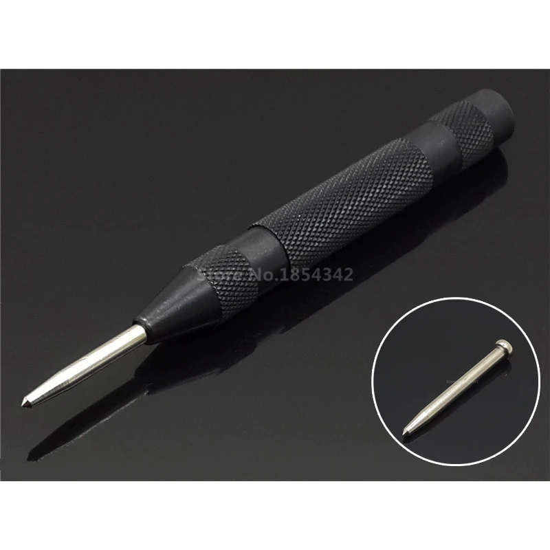 HSS Automatic Drill Center Pin Punch Hole Spring Loaded Marking Starting Tool CO