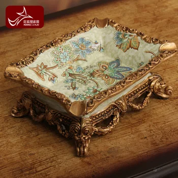 

Home Furnishing retro jewelry ornaments large ashtray ashtray European luxury living room decoration personality