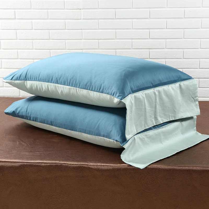 48*74cm BeddingOutlet 2 Pieces Plain Single Solid Color Pillowcase