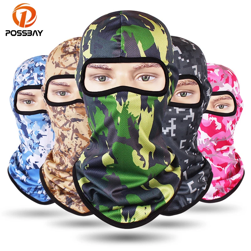 

POSSBAY Motorcycle Face Mask Man Women Summer Winter Breathable Cycling Balaclavas Face Mask Ski Windproof Motorcycle Face Mask