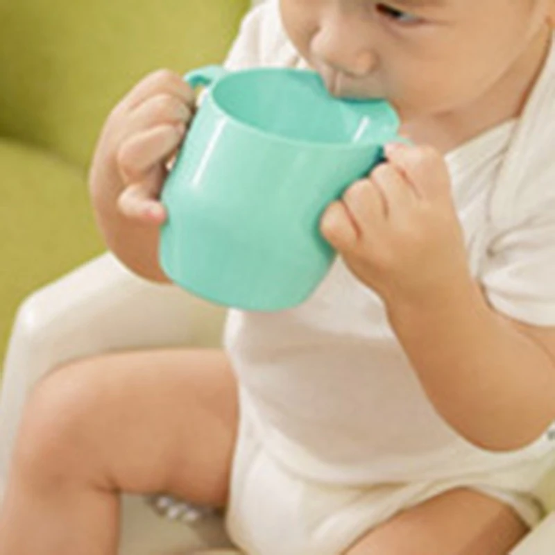 

Baby Insulation Oblique Mouth Cup Infant Learning Drinking Cups Toddler Leakproof Water Milk Mug Children Drinking Bottle Care