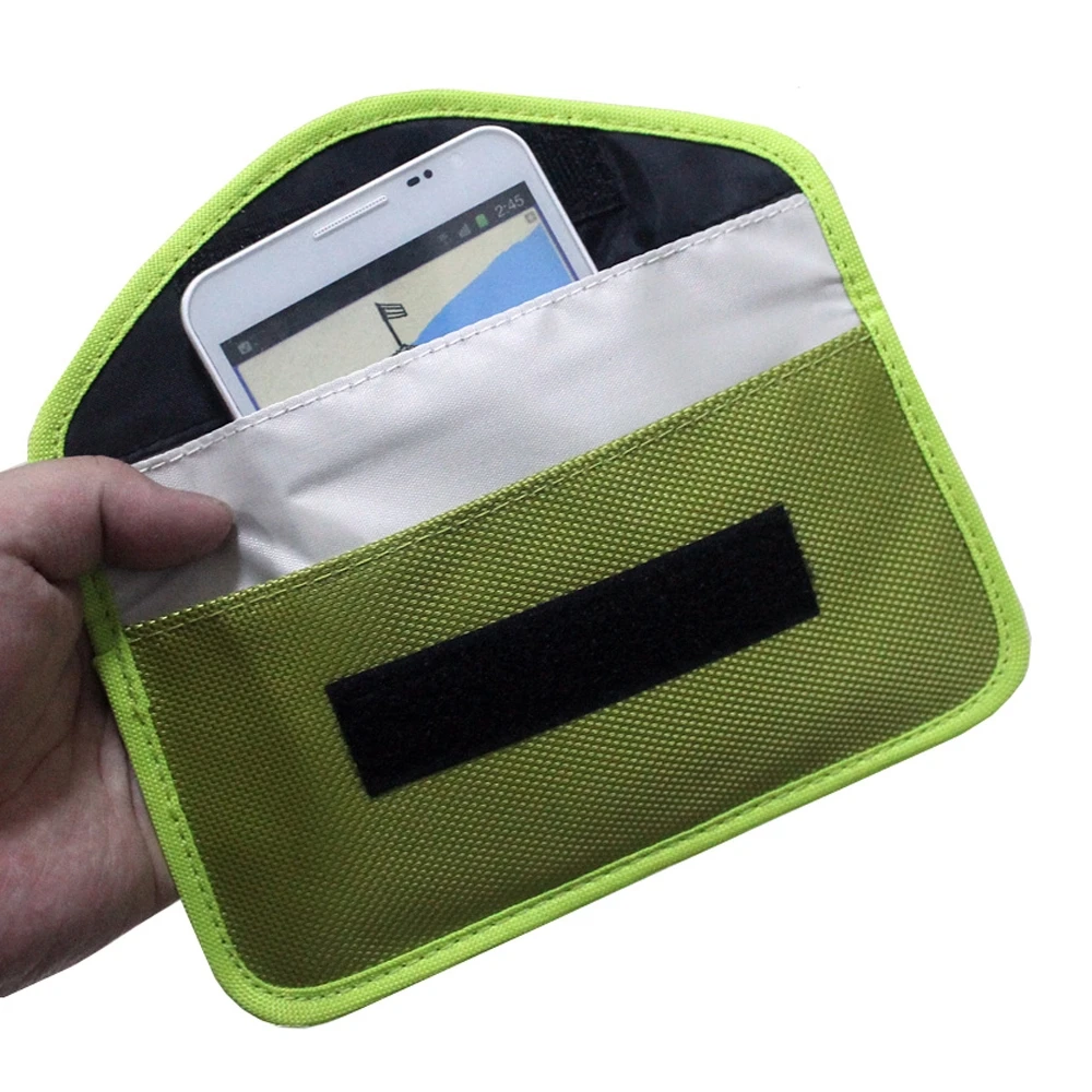 100pcs/lot Cell Phone RF Signal Shield Blocking Jammer Bag Mobile Pouch Case for Samsung iPhone Anti-Degaussing Anti-Radiation iphone 7 plus phone cases More Apple Devices