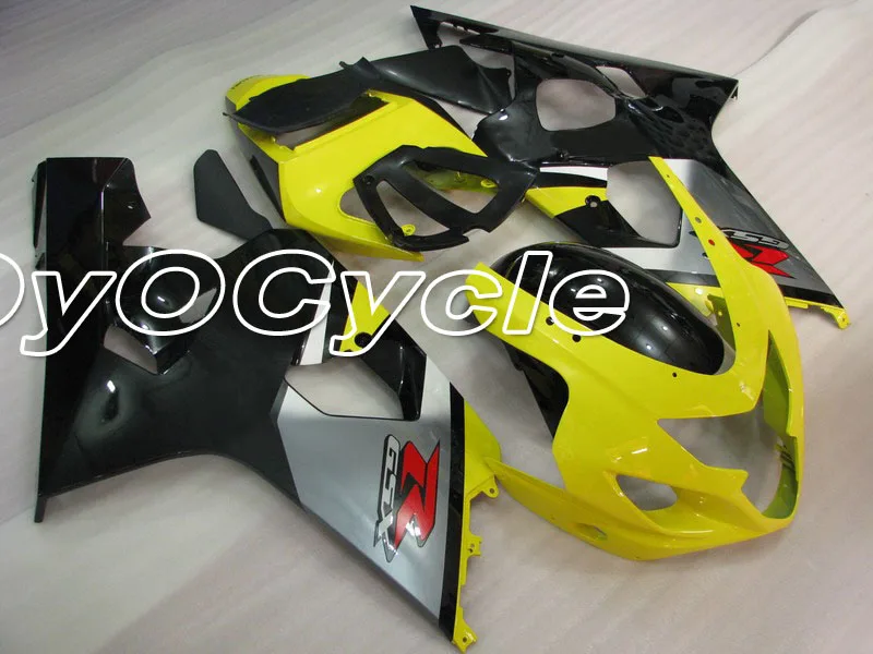 

For 04-05 Suzuki GSXR600 GSXR750 K4 GSXR 600 750 Injection Motorcycle ABS Fairing Bodywork Kit 2004 2005 Black Yellow