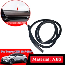 Авто-Стайлинг резиновые авто анти-звуконепроницаемые не пропускающие шума пылезащитные автомобильные панели на лобовое стекло уплотнительные полосы для Toyota CHR