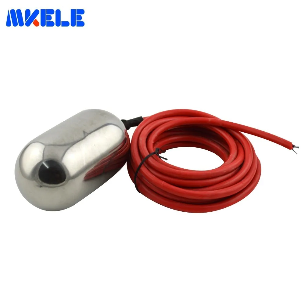 

Cable Float Switch Liquid Level Controller Switch Stainless Steel MK-CFS01 5 Meter Cable Suspended Float Level Switch