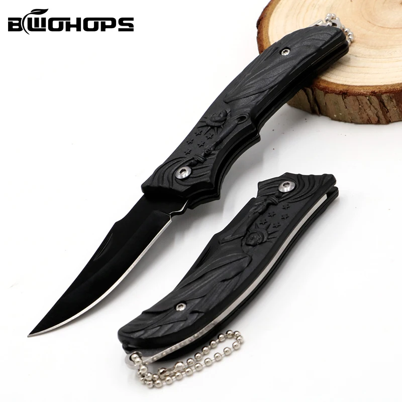 

NEW Hunting Knife Rescue Mini Pocket Folding Blade Machet Outdoor Camping Defense Tool Precision Keychain Knife