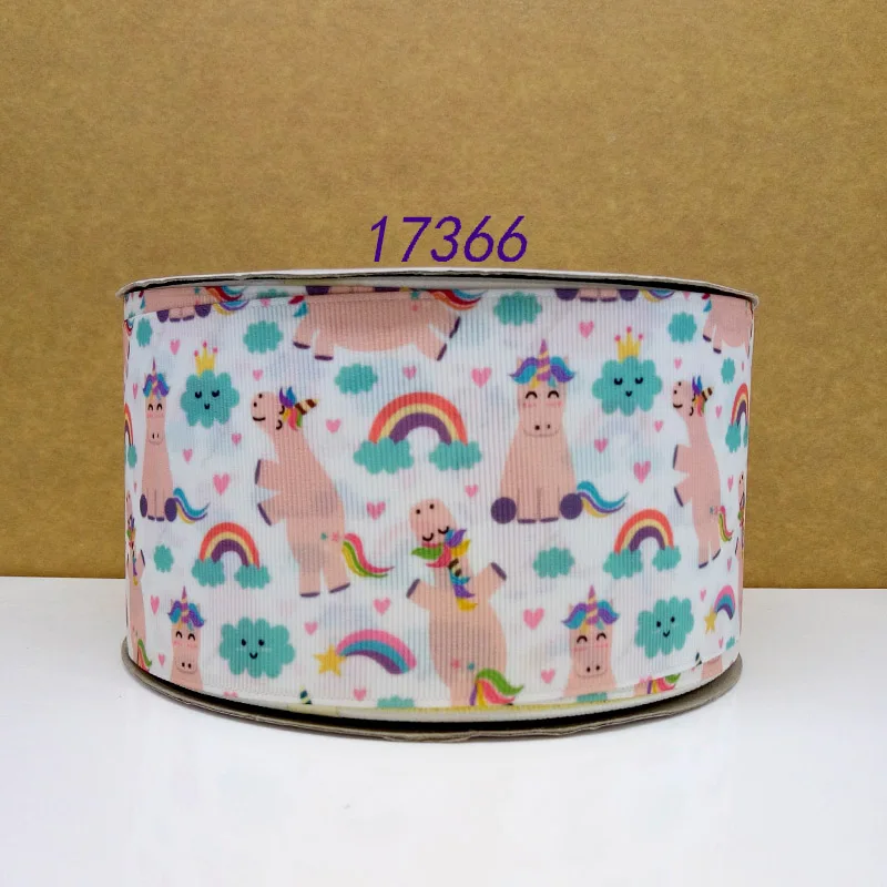 50 ярдов мультфильм напечатанный grosgrain ленты 17262