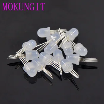 

10pcs-1000pcs DC5V APA106 F5 5mm F8 8mm Round RGB LED APA106 chipset inside RGB Full color Frosted LED Chips