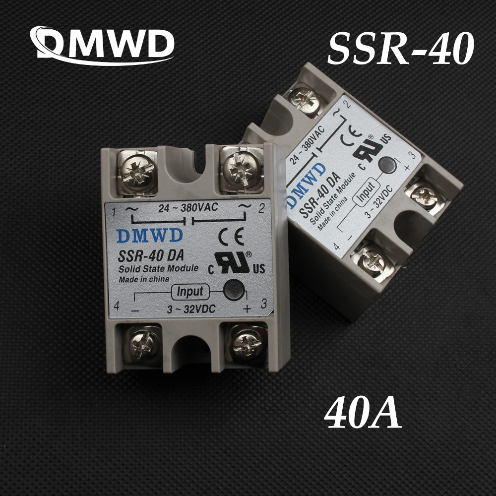 Промышленный твердотельный релейный модуль 40A DMWD VA DA AA SSR DD|ssr dd|solid state relaystate relay module
