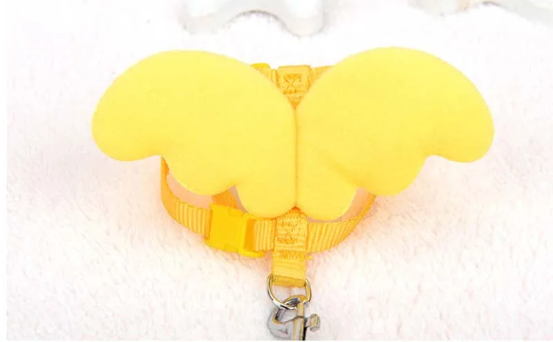 SYDZSW Nylon Pet Leash Cute Angel Wing Small Dog Lead Cat Harness for Chihuahua Yorkshire Dogs Cats Products Pet Accessories Wholesale15