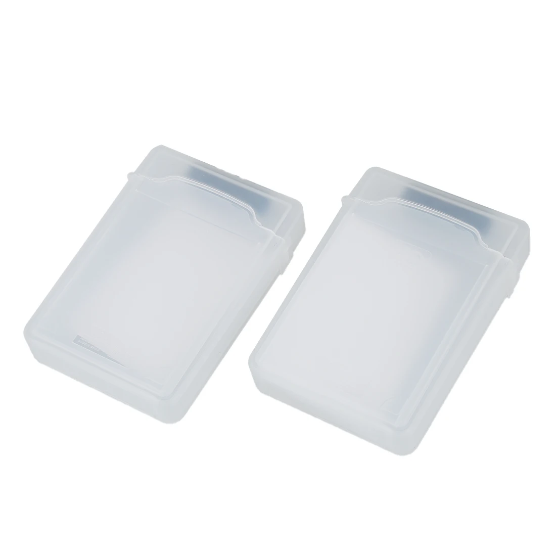 2 packs Clear 3.5 INCH SATA HDD Hard Drive Storage Casein HDD