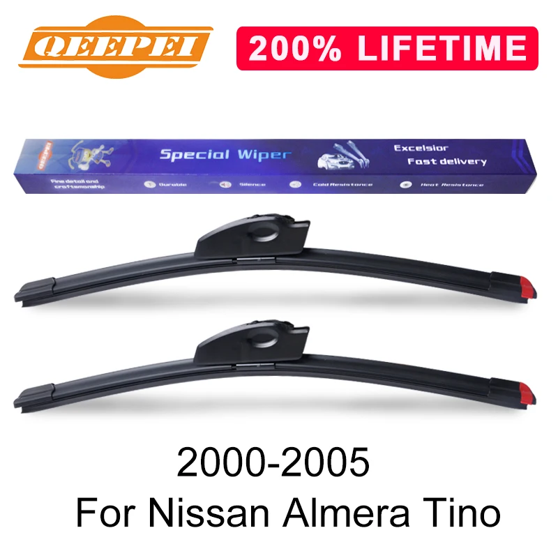 Сменная Щетка стеклоочистителя QEEPEI для Nissan Almera Tino 2000-2005 силиконовая резина