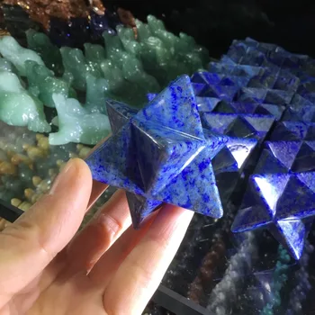 

Natural lapis lazuli merkaba star Gemstone crystal Merkaba Stars