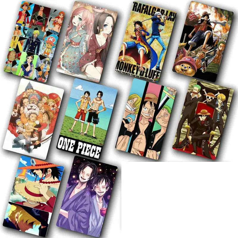 Аниме one piece Card sticker Pack DIY украшения автобус ID Водонепроницаемые Детские стикеры классических игрушек 100 шт