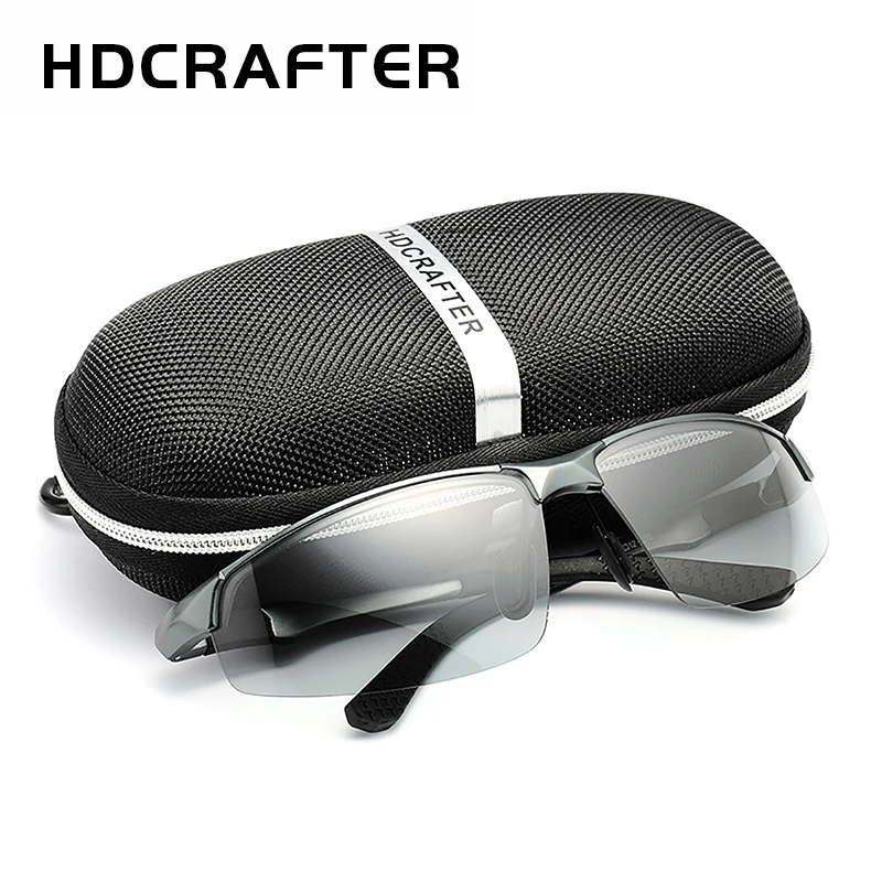 HDCRAFTER фотохромные солнцезащитные очки, мужские Поляризованные новые спортивные очки для вождения, алюминиево-магниевые солнцезащитные очки Polaroid, мужские очки UV40