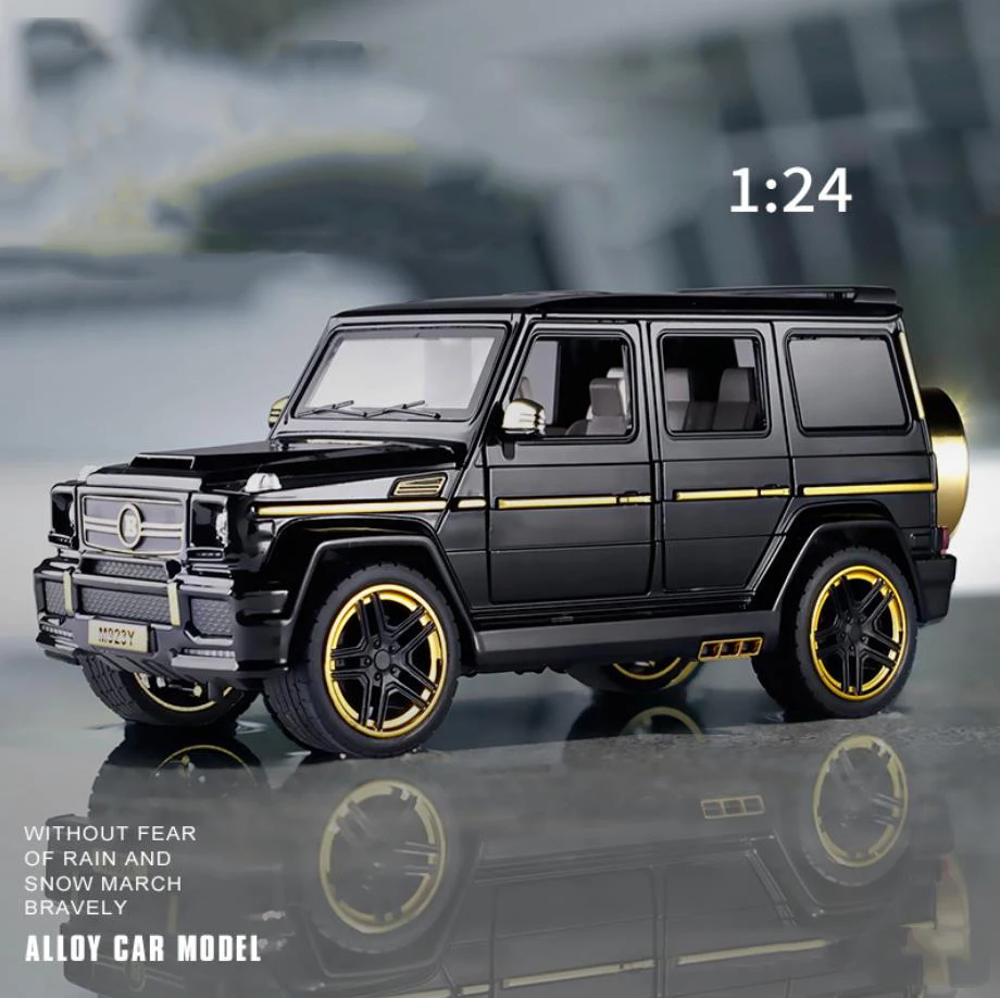Лидер продаж литая модель автомобиля Benz brab suv в масштабе 1:24 металлическая G65 с