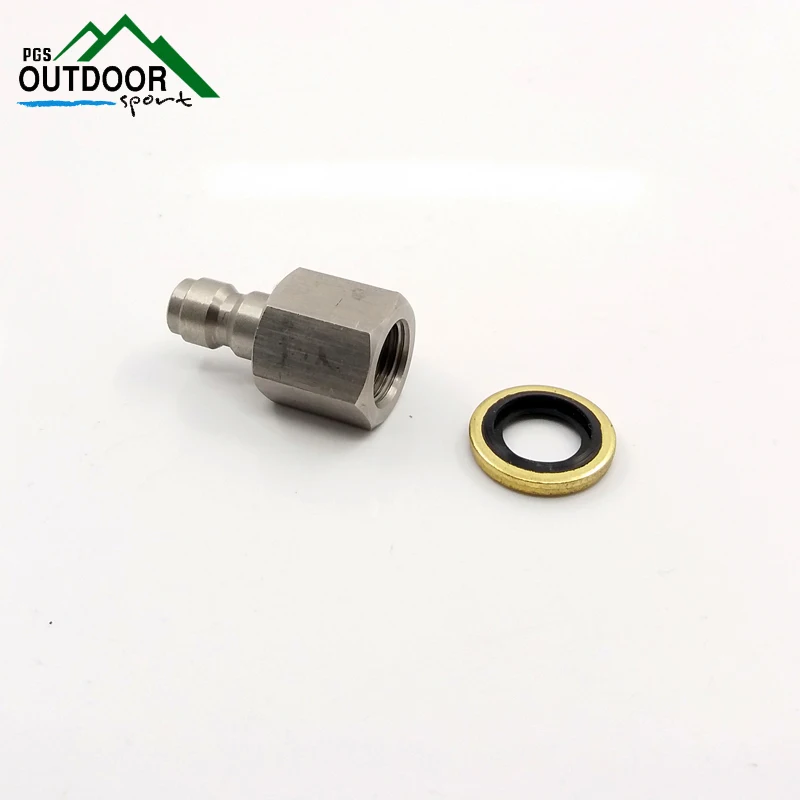 PCP Air Gun Rifle Stiainless 8mm Filling Charging Hose Quick Release